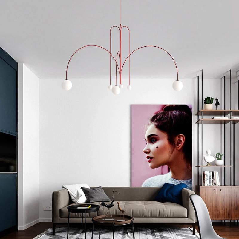 Simple Industrial Style Chandelier Bedroom restaurant Dining Room Lamp Light