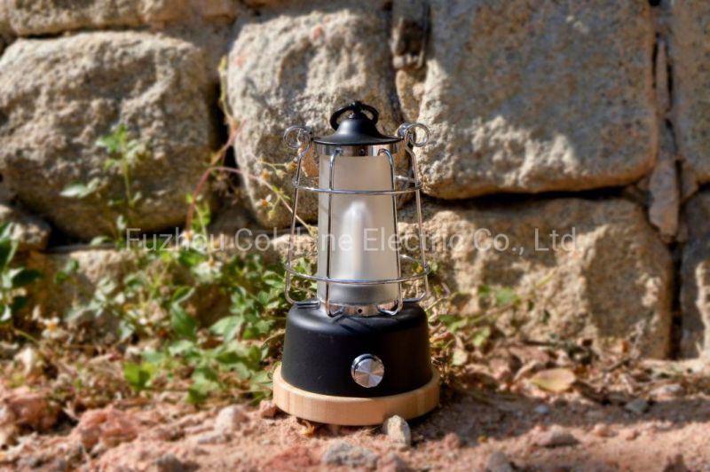 Portable Camping Night Reading Hand Lamp with Dimmer and USB Port
