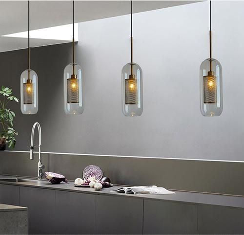 Modern Home Lighting with Glass for Chandelier Pendant Lamp Restaurant Decoration