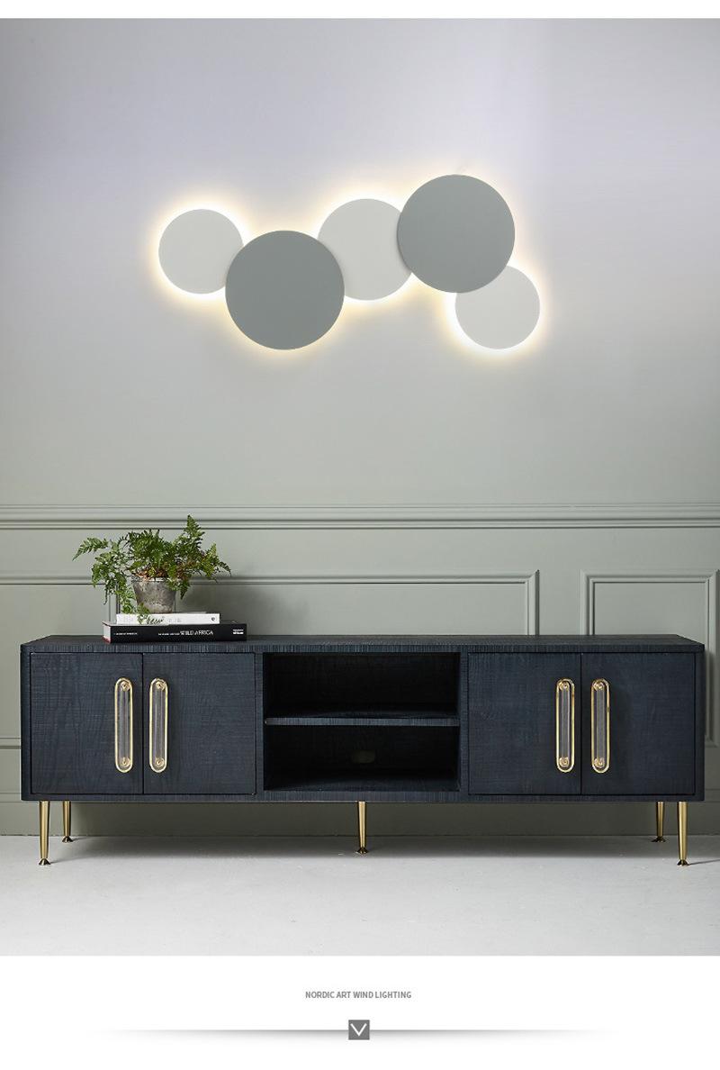 Indoor LED Wall Lamp Living Room Decoration Round Wall Light (WH-OR-80)