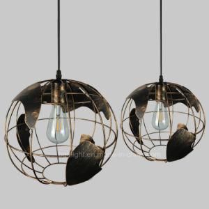 E26 Earth Shapes Metal Cage Industrial Hanging Lights Fixtures for Restaurant