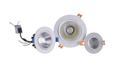 IP44 Safe Hotel Home Restaurant Isolated Driver Recessed Ceiling Anti-Glare 3-in-1 Color 10W LED COB Spotlight Panel Light Downlight