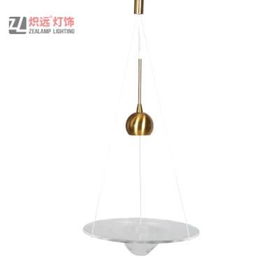 Nordic Chandelier Restaurant Lighting Bedside Hotel Ripple Glass Decorative Lamps