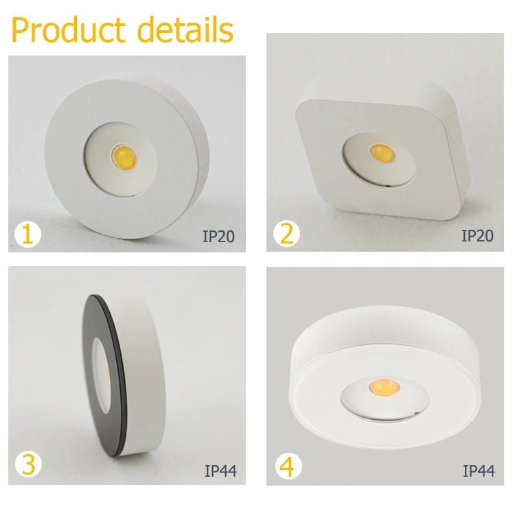 Mini LED Cabinet Spot Light for Showcase Display Cases Exhibit Hall IP44 Downlight