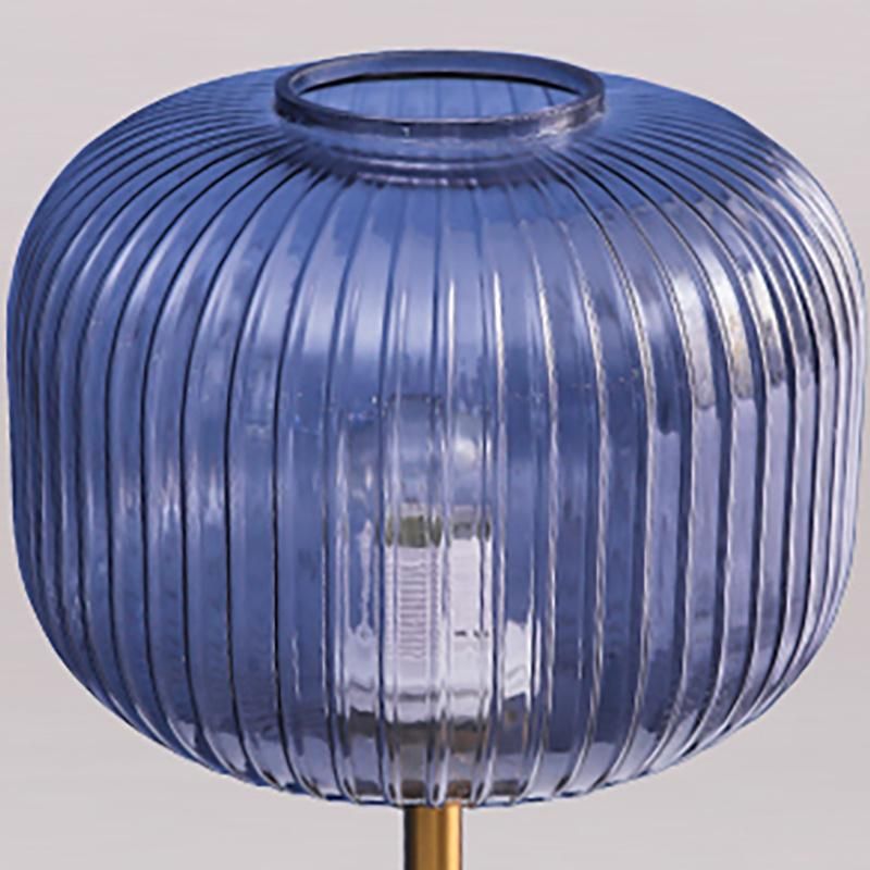 Blue Transparent Lampshade Tabe Lamp Desk Lamp Nightstand Lamp