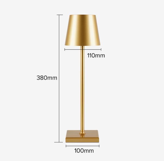 Table Lamp Charging Portable Touch Switch Night Light Bedroom Bedside Lamp Bar Living Room Atmosphere Table Decoration Lamp
