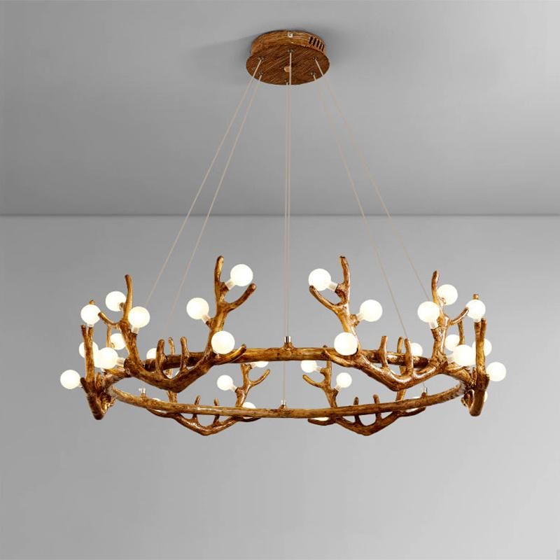 Chandelier Retro Personality Project Custom Tree Branch Lamp Pendant Lamp