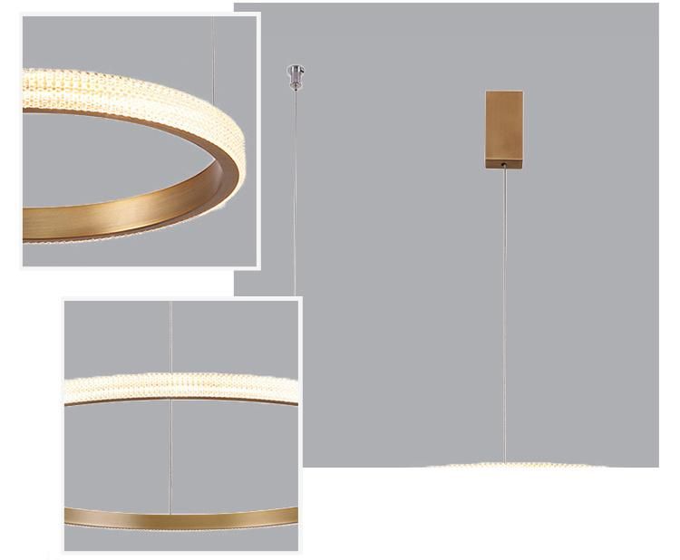 Decorative Home and Project LED Round Big Hotel Chandelier