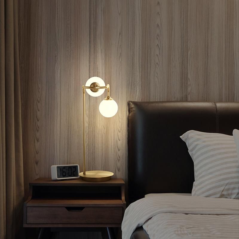 Simple Modern Art Table Lamp Creative Design Decorative American Bedroom Bedside Light
