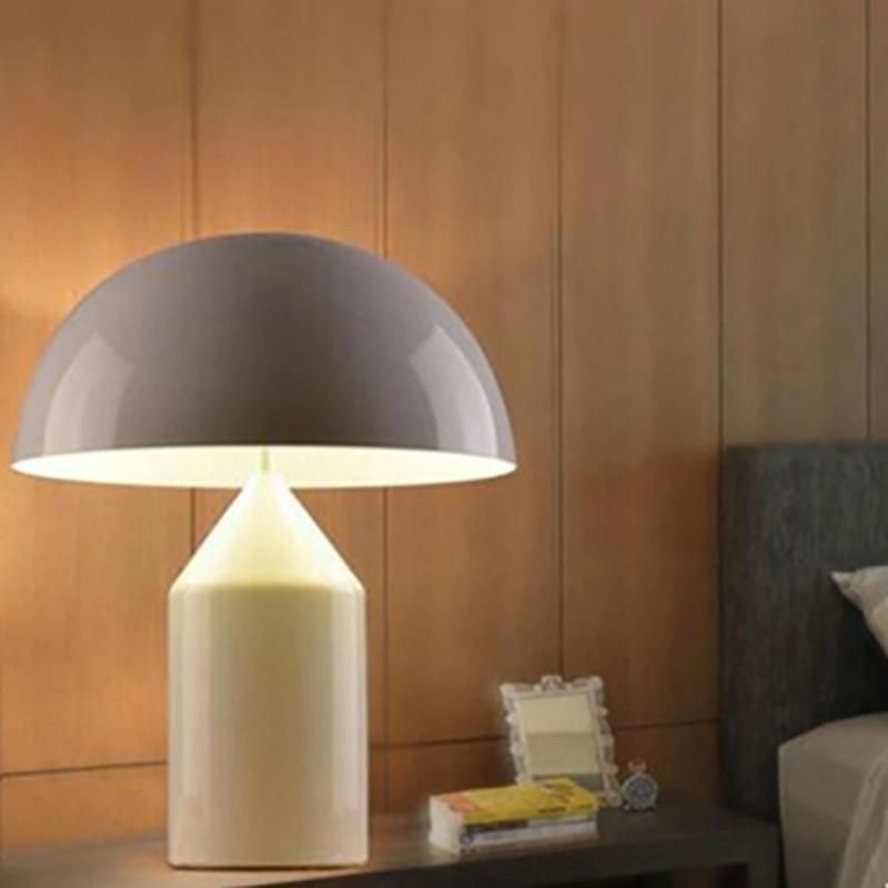 New Style Mushroom Cloud Design Golden Black Table Lamp Light