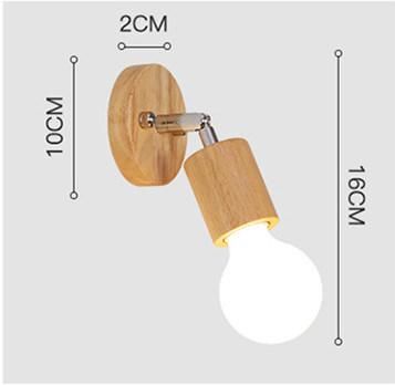 Nordic Solid Wooden Track Light Modern Wooden Chandelier Ceiling Lamps (WH-WA-20)