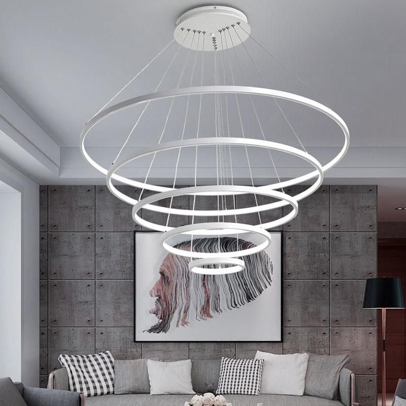 Energy Saving 5 Chandeliers Art Project Hanging LED Designer Modern Pendant Light Lamp