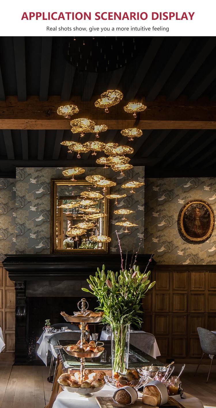 High Quality Villa Department Dining Hall Custom Project Luxury Custom Modern LED Chandelier Lamp