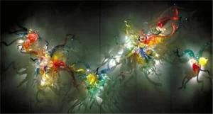 Hand Blown Glass Crafts for Wall Decoration Lighting Art