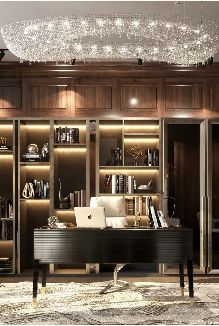 Good Quality Decorative Commercial Hotel Staircase Show Room Custom Crystal Chandelier