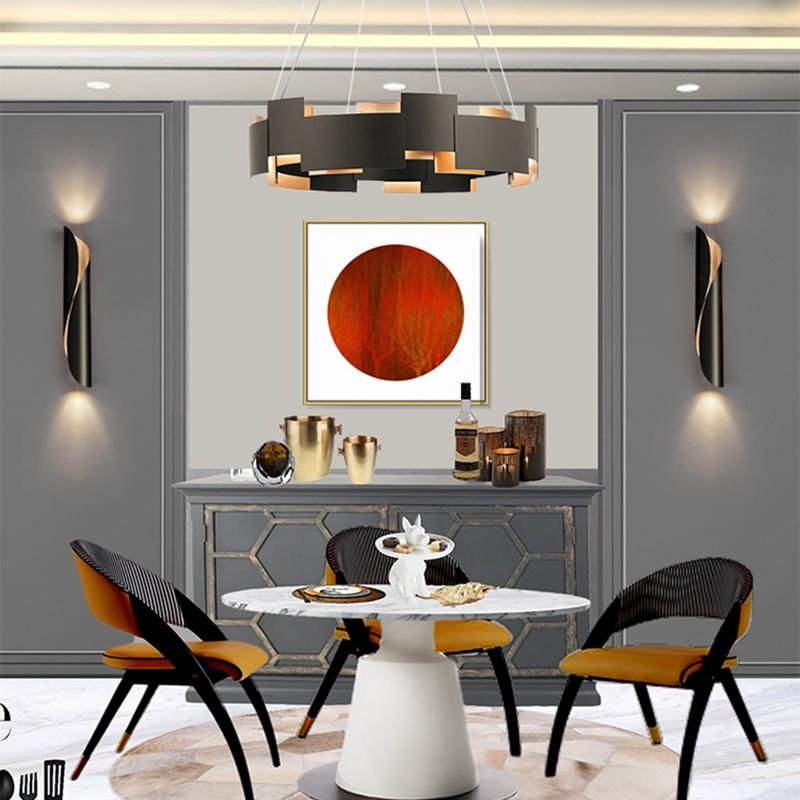 Advanced Simple Style Wall Lamp Black White Bedroom Lamp Bedside Lamp