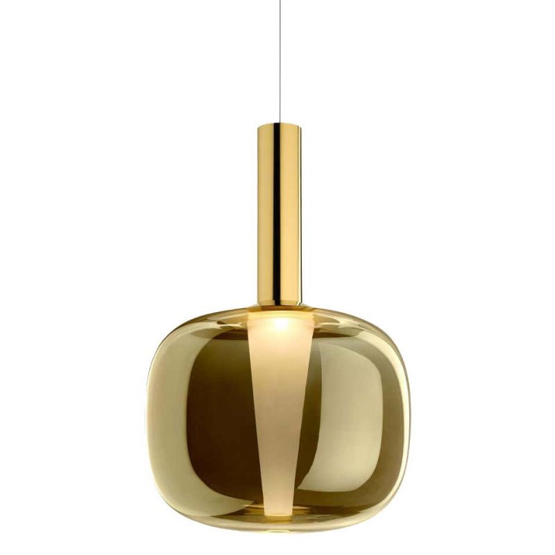 Nordic Glass Pendant Light LED Trumpet Lamp Design Rose Gold Lamp for Living Room Bedroom Pendant Lamp (WH-AP-131)
