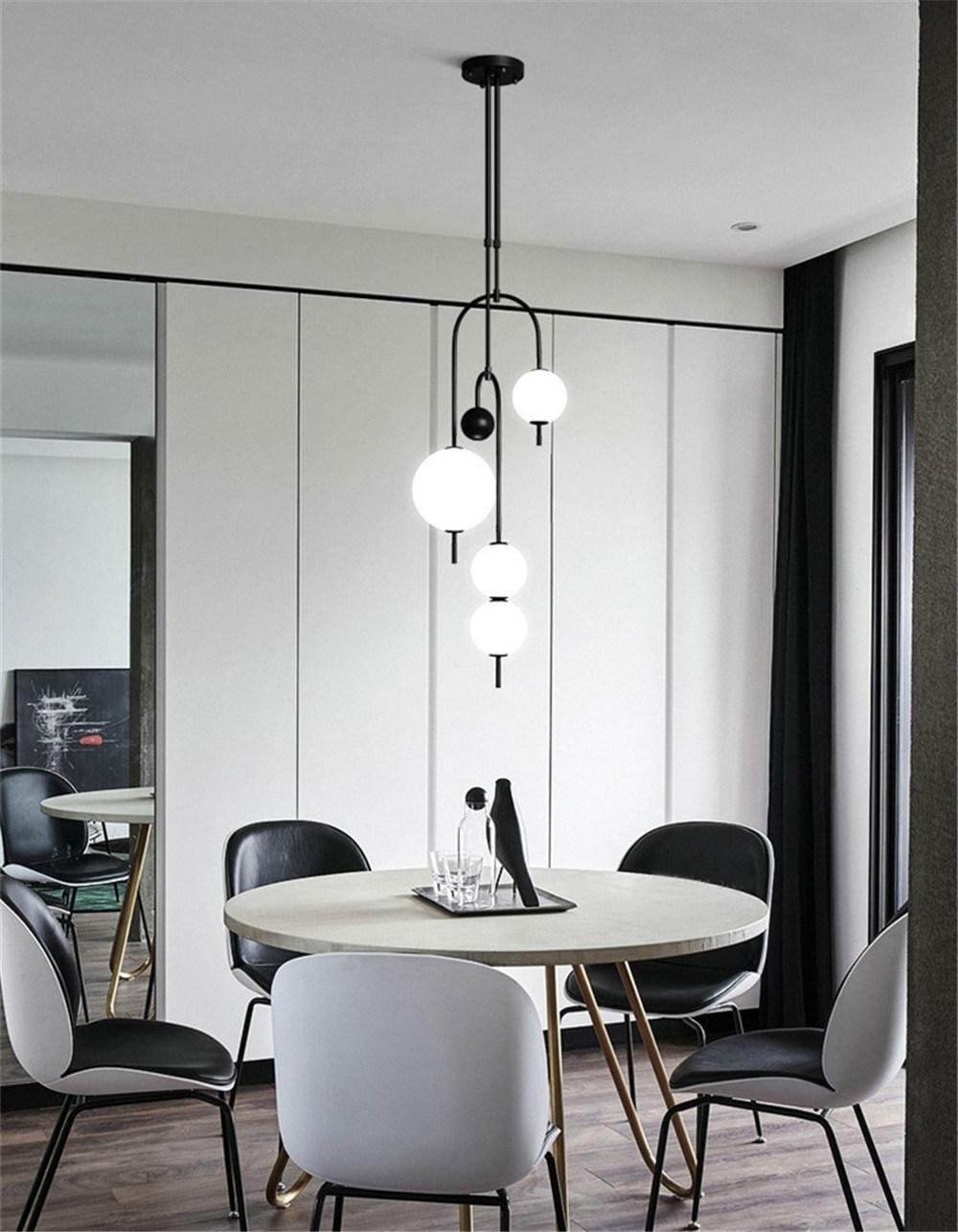 Modern Designer Pendant Lamp Simple Bar Table Dining Room Restaurant Magic Bean Pendant Lights Office Ball Grape Hanglamp