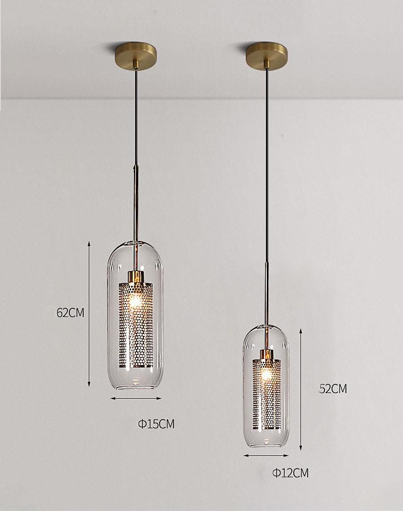 Most Popular Blown Transparent Glass Shade Pendant Lights for 2020