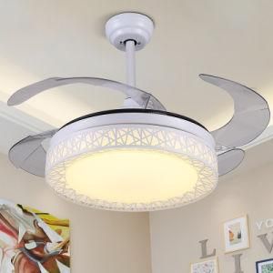 42 Inch Modern Invisible Fan Lights and Wireless Control