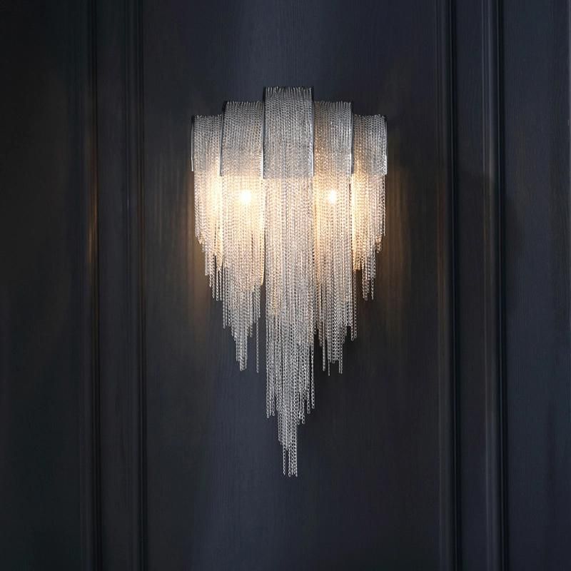 Tassel Wall Lamp Modern Light Luxury Bedroom Corridor Restaurant Cafe Light
