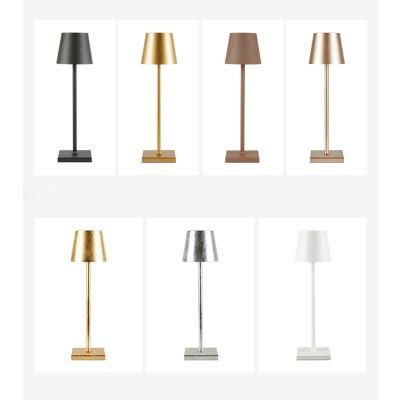 Table Lamp Charging Portable Touch Switch Night Light Bedroom Bedside Lamp Bar Living Room Atmosphere Table Decoration Lamp