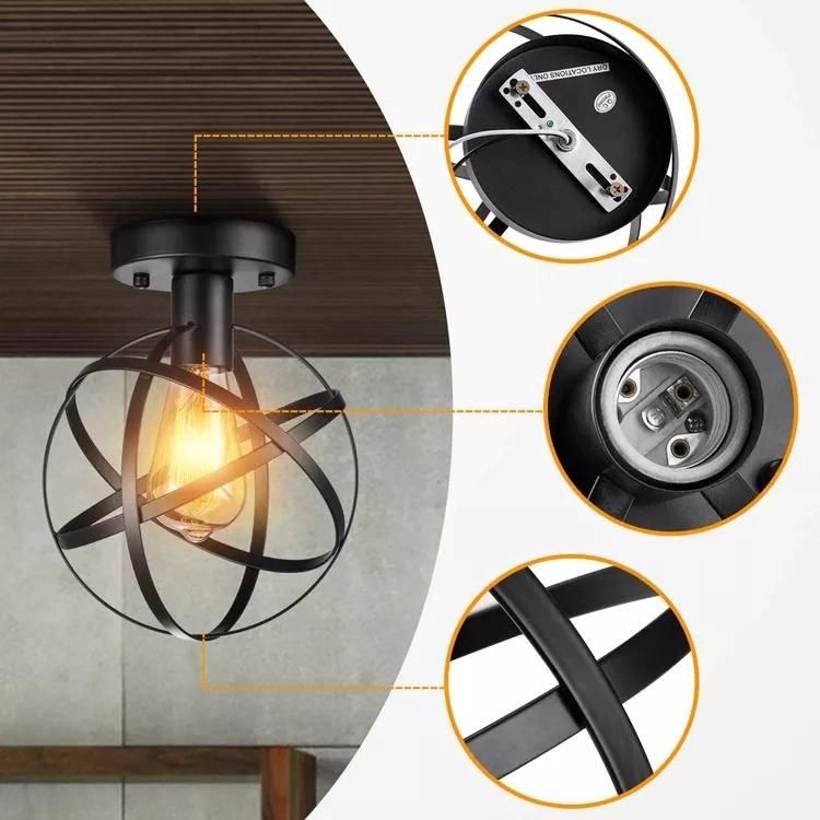 Amazon Ball Chandelier Pendant Light Restaurant Dining Room Bar Modern Simple Metal Steel Lamp