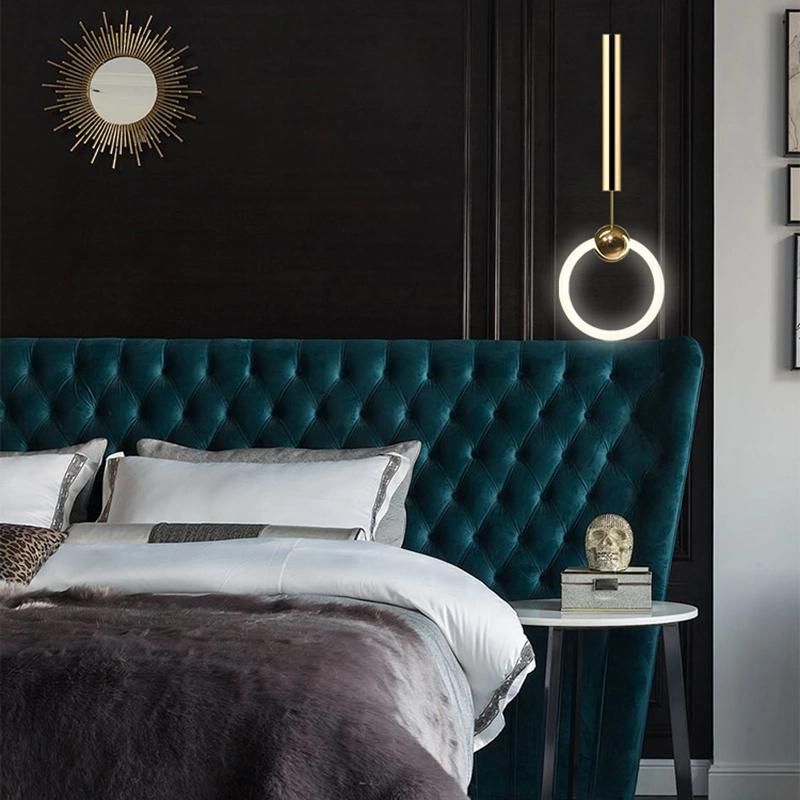 Circle Style Chandelier Dining Room Kitchen Bedroom LED Pendant Lamp