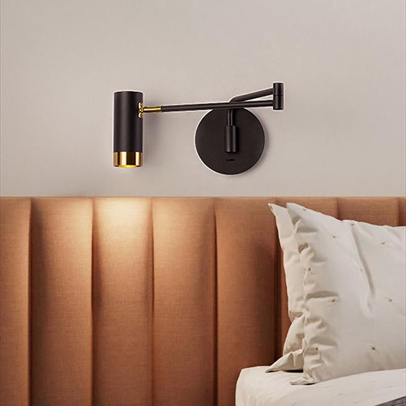 Bedside Reading Wall Lamp Modern Creative Rocker Arm Study LED Wall Light