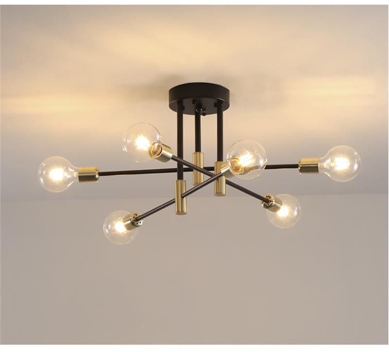 Nordic Creative Modern Chandelier Indoor Minimalist Lighting Living Room LED Ceiling Lamp