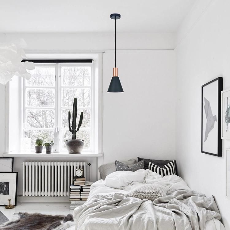 Modern Mini 1 Light Metal Iron Shade Hanging Ceiling Light Pendant Light for Loft Bar and Kitchen