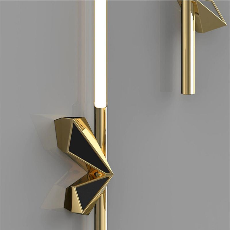 Modern Design LED Wall Lamp for Bathroom Bedroom Mirror Wall Sconce Indoor Decoration Nordic Home Deco Bedside Lamp Fixture Gold