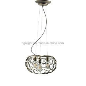 3 Heads Lampholder Vintage Bronze Color Metal Cage Ceiling Lamp Parts