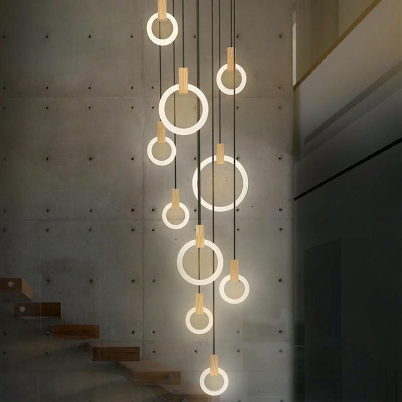 Suspension Loop Design Pendant Lamp Chandelier Bedroom Lamp Living Room Lamp