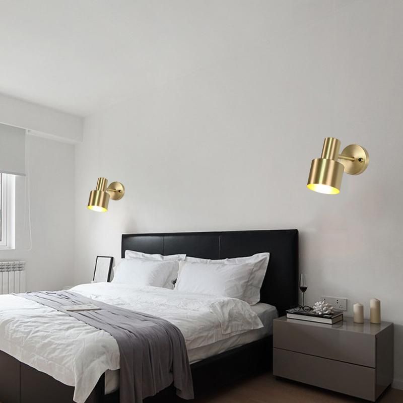 Bedroom Bedside Wall Lamp Postmodern Light Luxury Living Room Background Wall Lamp Nordic Minimalist Creative LED Mirror Headlight