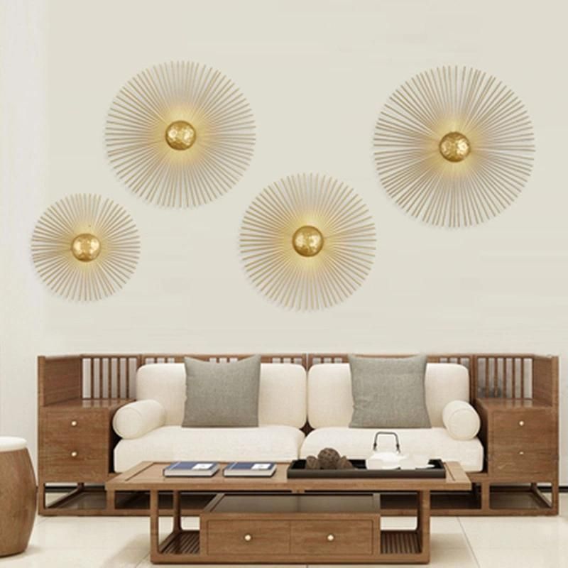 Luxury Wall Lamp Background Home Indoor Living Room Bedroom Gold Wall Lamp (WH-OR-138)