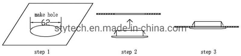 LED Down Light for Wine/Wardrobe/Furniture Cabinet Mounted by Embedded