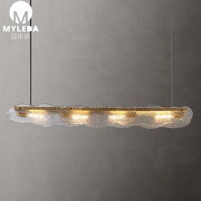 Crystal Glass Living Room Bar Restaurant Pendant Light
