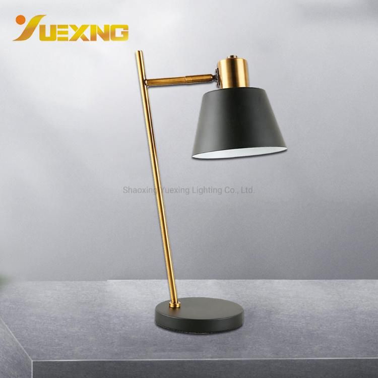 E27 Black Gold Vintage LED Desk Lamps Bedroom Table Lamp Light