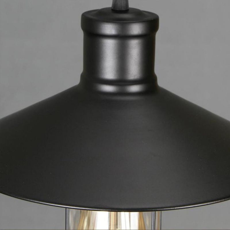 Retro Iron Chandelier Creative Personality Bedroom Restaurant Cafe Lamp Single Head Chandelier Pendant Lights