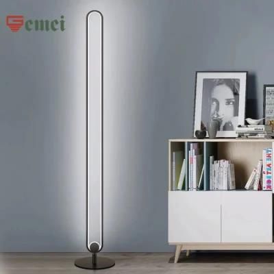 No Flickering LED U-Shaped Floor Lamp 20W for Living Room Bedroom Bedside