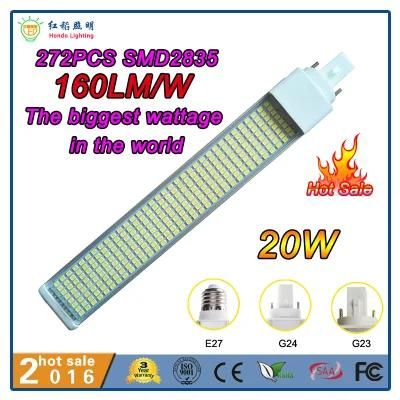 20W 2700-6500K Aluminum LED Pl Bulb with Excellent Heat Radiation