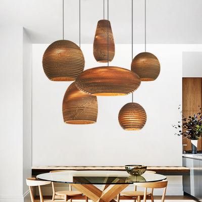 Countryside Ribbon Cotton Pendant Light for Kitchen Bedroom Coffee Shop Lighting Fixtures (WH-WP-13)