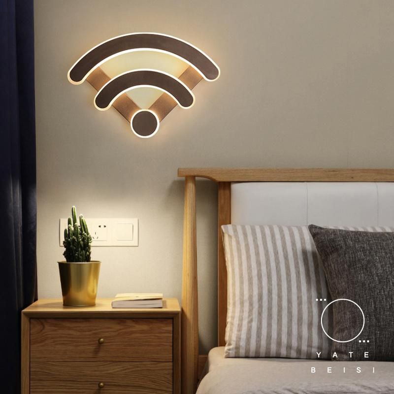 Hotel Restaurant WiFi Sign Energy Saving LED Wall Light Fixture