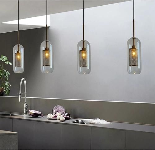 Modern Home Lighting with Glass for Pendant Lamp Restaurant Decoration Lamp