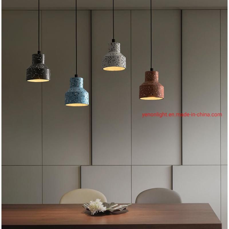 Modern Nordic Decorative Pendant Light Hanging Lamp Terrazzo Chandelier