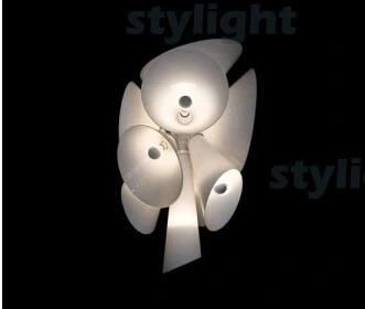 Post Modern White Pendant Light Italian Fashion Design Creative Light Designed Living Hotel Pendant Light (WH-AP-154)