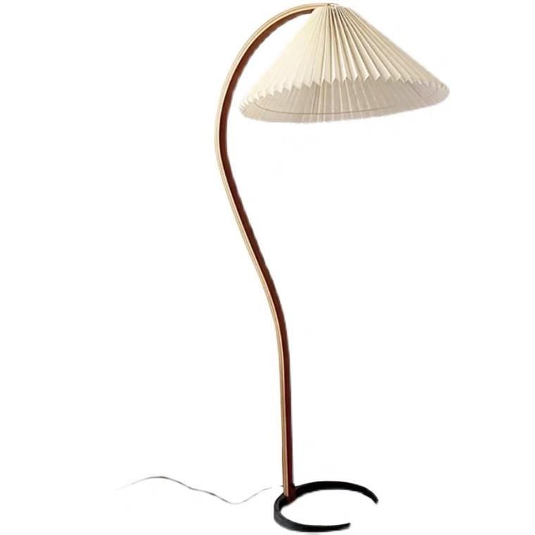 Korean Blogger′s Same Style Retro Pleated Floor Lamp