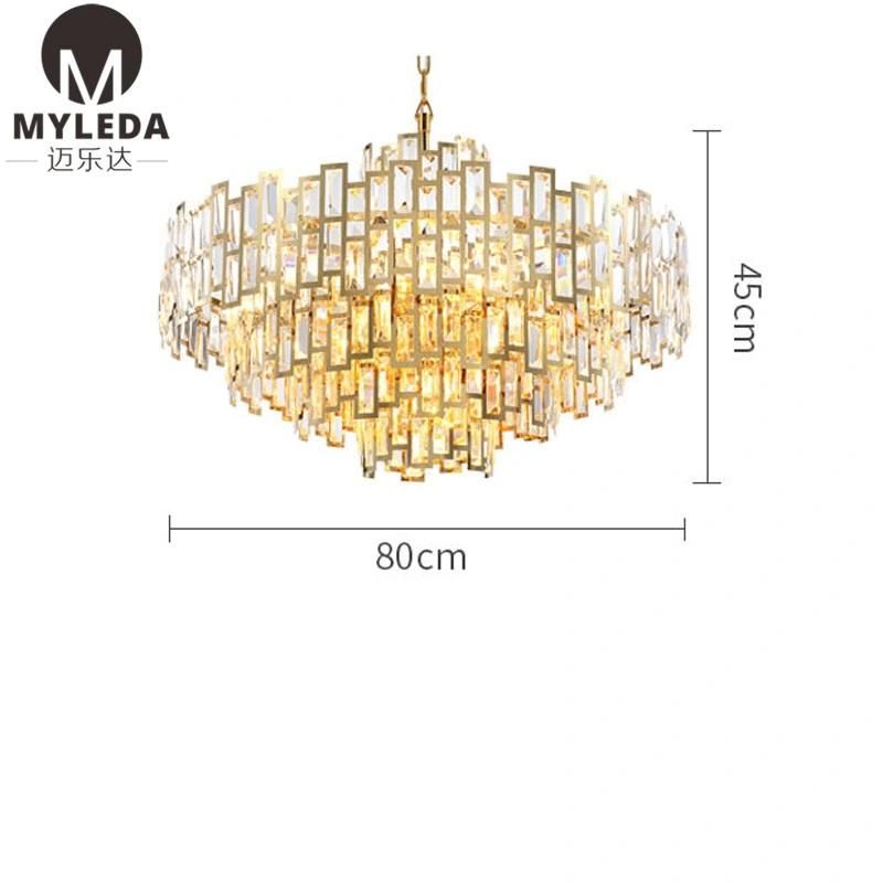 Hot Sale Modern Chandelier Interior Lighting Crystal Pendant Lamp