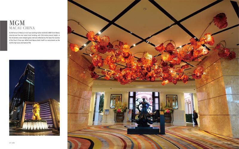 Rotating Stair Chandelier Modern Water Drop Stateroom Light Creative Villa LED Pendant Lamp